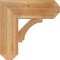 Ekena Millwork Imperial Craftsman Rough Sawn Bracket, Western Red Cedar, 6"W x 20"D x 20"H BKT06X20X20IMP04RWR - alternate 2